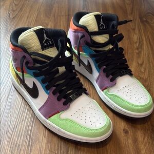 Nike Air Jordan 1 Multicolor High Tops
